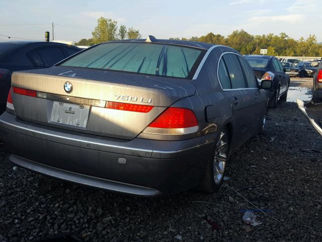 WBAGN63434DS49888 - 2004 BMW 745 LI TAN photo 4