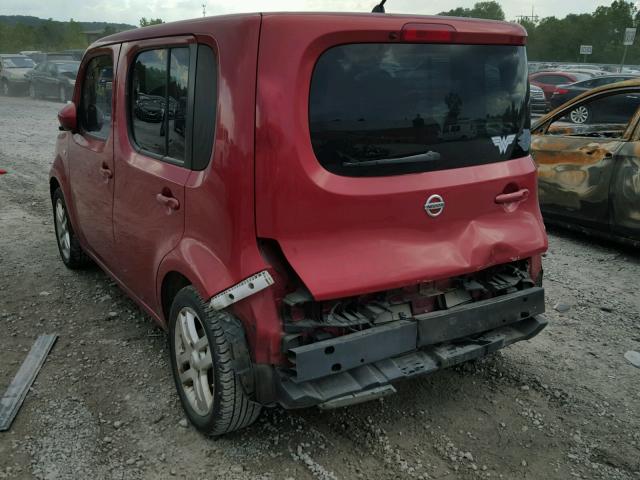 JN8AZ28R49T122031 - 2009 NISSAN CUBE BASE RED photo 3