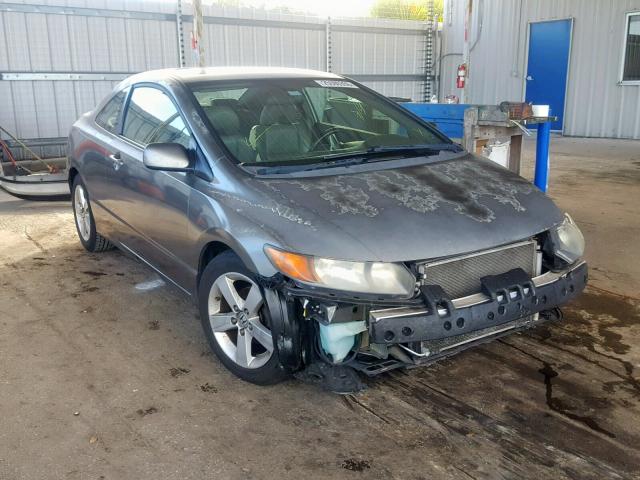 2HGFG12958H557907 - 2008 HONDA CIVIC EXL GRAY photo 1