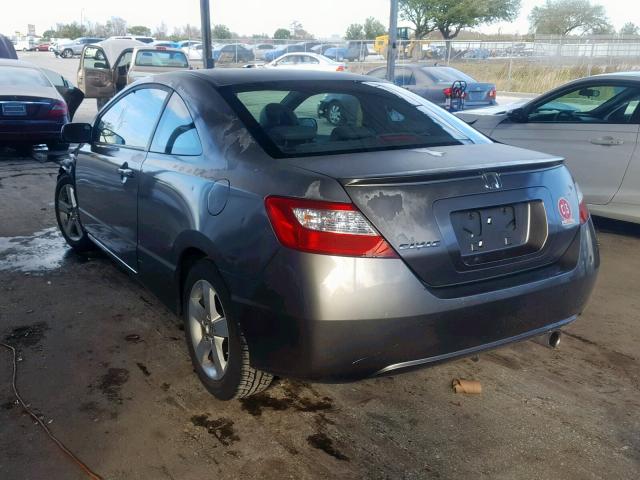 2HGFG12958H557907 - 2008 HONDA CIVIC EXL GRAY photo 3