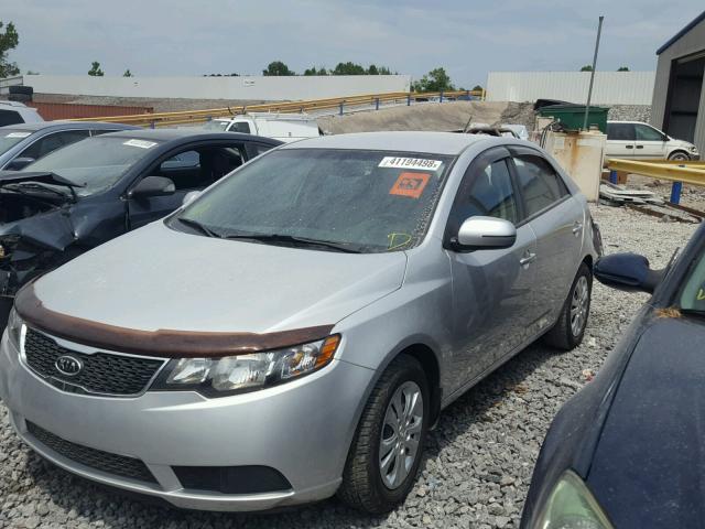 KNAFU4A28C5605748 - 2012 KIA FORTE EX SILVER photo 2