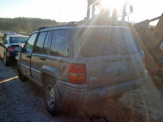 1J4GZ48S5WC279769 - 1998 JEEP GRAND CHER GRAY photo 3