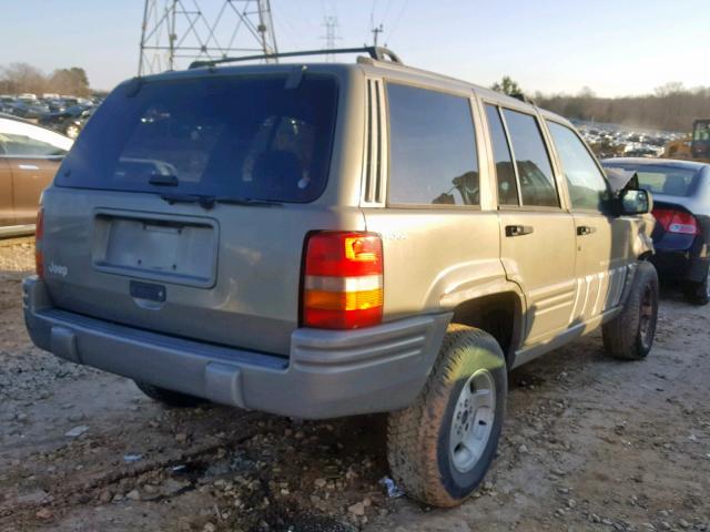 1J4GZ48S5WC279769 - 1998 JEEP GRAND CHER GRAY photo 4