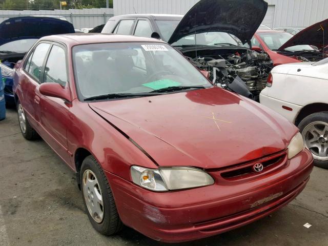 2T1BR12E3YC266904 - 2000 TOYOTA COROLLA VE RED photo 1