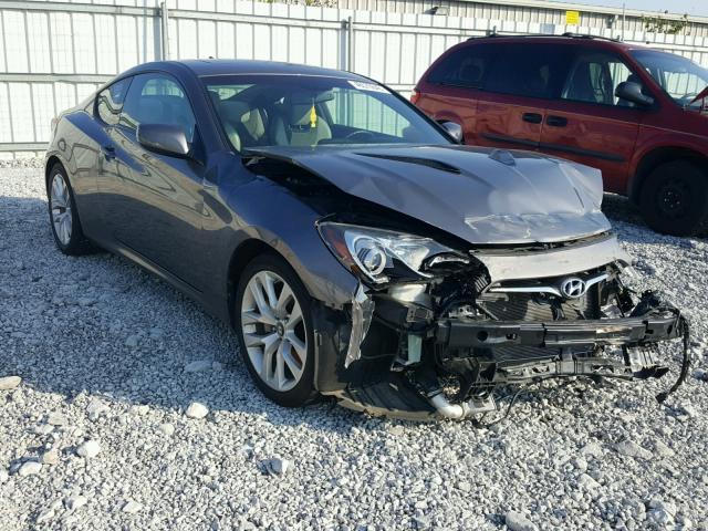 KMHHT6KD6DU100417 - 2013 HYUNDAI GENESIS CO GRAY photo 1