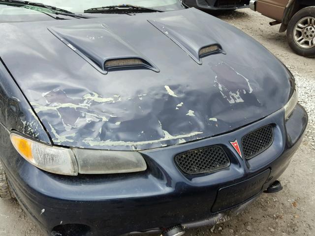 1G2WR121X2F205907 - 2002 PONTIAC GRAND PRIX BLUE photo 10