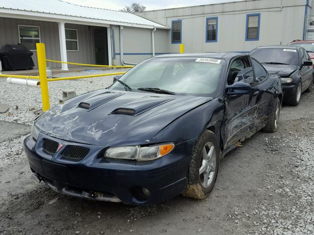 1G2WR121X2F205907 - 2002 PONTIAC GRAND PRIX BLUE photo 2