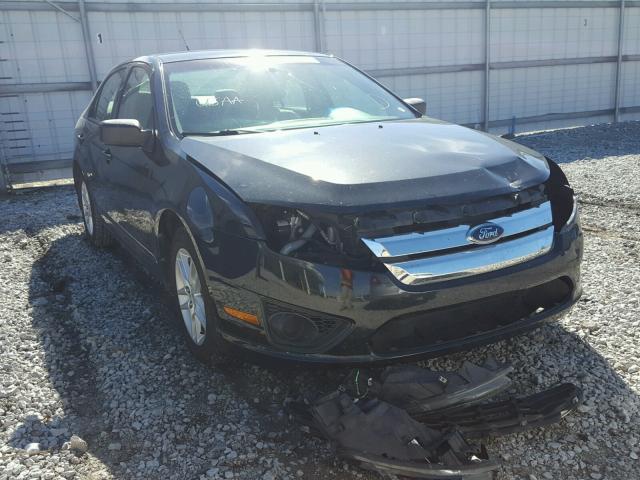 3FAHP0GA5AR158757 - 2010 FORD FUSION S BLACK photo 1