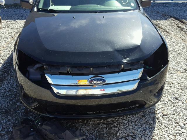 3FAHP0GA5AR158757 - 2010 FORD FUSION S BLACK photo 9