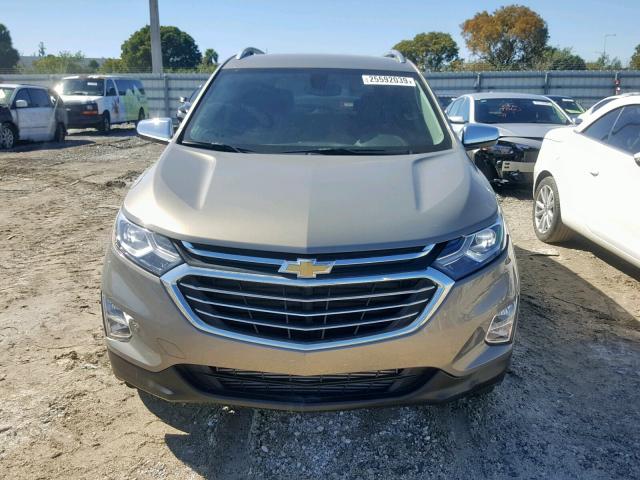 3GNAXMEV4JS638619 - 2018 CHEVROLET EQUINOX PR BEIGE photo 9