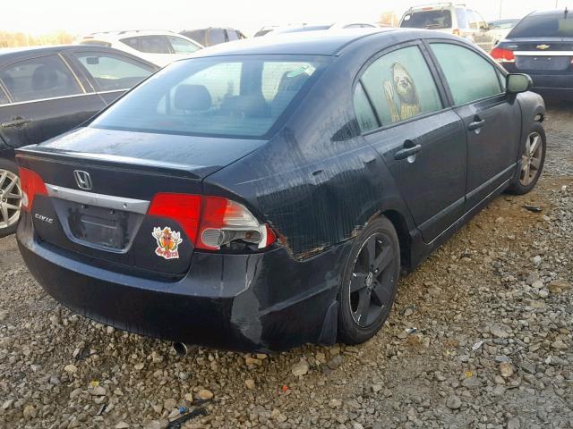 19XFA1F64AE008491 - 2010 HONDA CIVIC LX-S أسود صورة 4