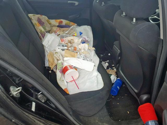 19XFA1F64AE008491 - 2010 HONDA CIVIC LX-S أسود صورة 6