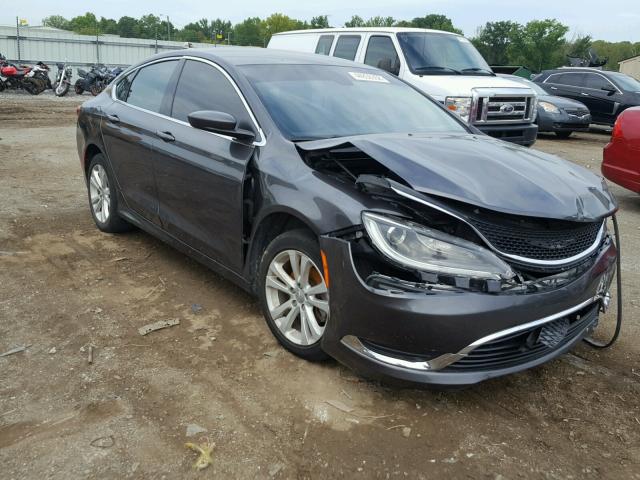 1C3CCCAB5FN633504 - 2015 CHRYSLER 200 LIMITE CHARCOAL photo 1