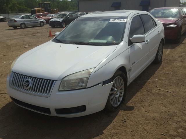 3MEHM08Z37R652680 - 2007 MERCURY MILAN PREM WHITE photo 2