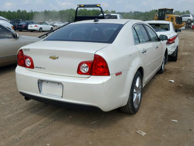 1G1ZC5E00CF297916 - 2012 CHEVROLET MALIBU 1LT WHITE photo 4