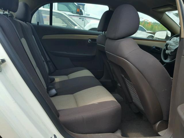 1G1ZC5E00CF297916 - 2012 CHEVROLET MALIBU 1LT WHITE photo 6