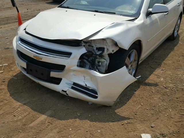1G1ZC5E00CF297916 - 2012 CHEVROLET MALIBU 1LT WHITE photo 9