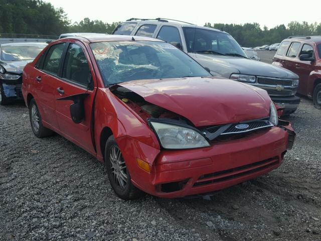 1FAFP34N36W228907 - 2006 FORD FOCUS ZX4 RED photo 1