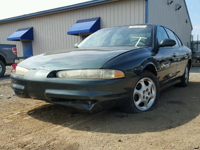 1G3WS52H0XF367816 - 1999 OLDSMOBILE INTRIGUE G GREEN photo 2