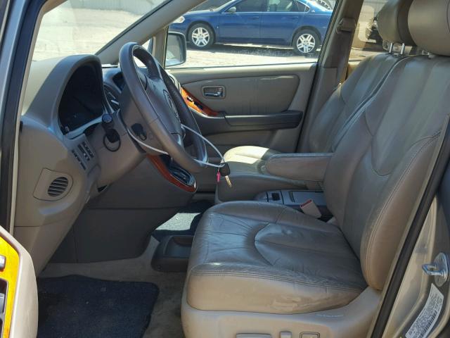 JTJGF10U210117793 - 2001 LEXUS RX 300 TAN photo 5