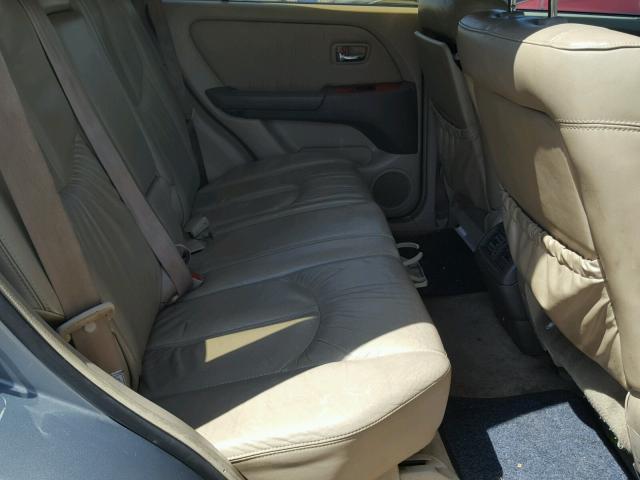 JTJGF10U210117793 - 2001 LEXUS RX 300 TAN photo 6