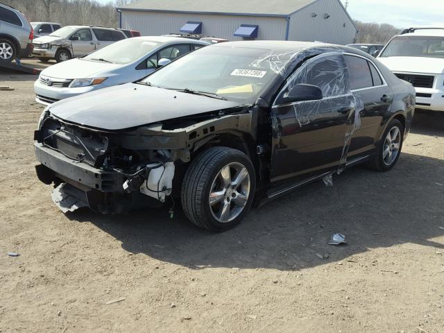 1G1ZD5EU6BF139353 - 2011 CHEVROLET MALIBU 2LT BLACK photo 2