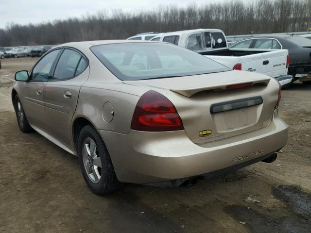 2G2WS522751195627 - 2005 PONTIAC GRAND PRIX GOLD photo 3