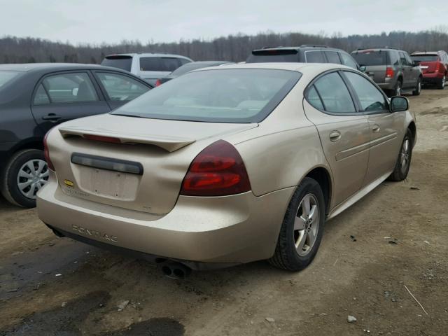 2G2WS522751195627 - 2005 PONTIAC GRAND PRIX GOLD photo 4