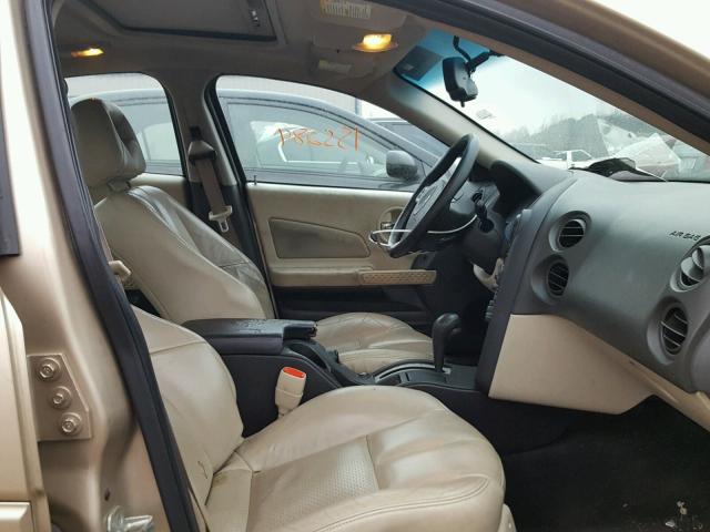 2G2WS522751195627 - 2005 PONTIAC GRAND PRIX GOLD photo 5