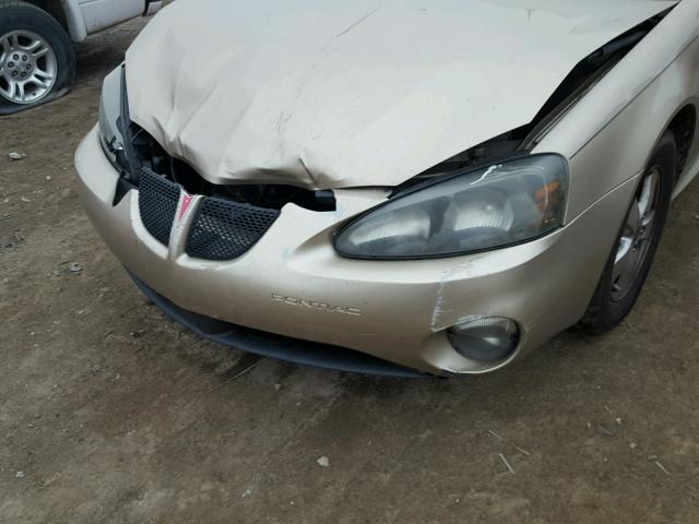 2G2WS522751195627 - 2005 PONTIAC GRAND PRIX GOLD photo 9
