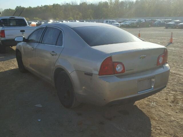 1G1ZG57B98F239250 - 2008 CHEVROLET MALIBU LS GOLD photo 3