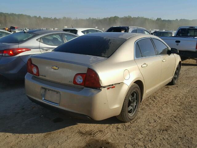 1G1ZG57B98F239250 - 2008 CHEVROLET MALIBU LS GOLD photo 4