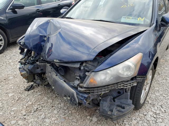 1HGCP2F44AA120783 - 2010 HONDA ACCORD LXP BLUE photo 9