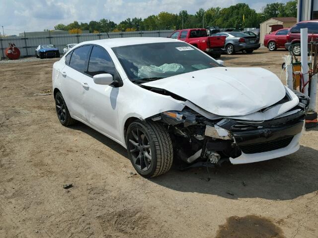 1C3CDFBH8DD149833 - 2013 DODGE DART SXT WHITE photo 1