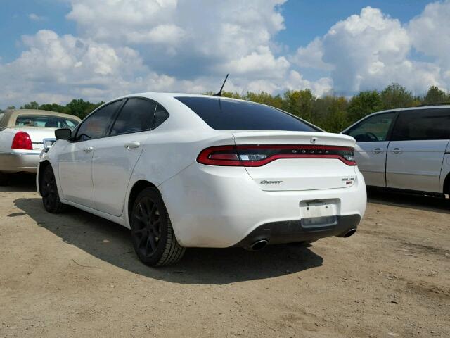 1C3CDFBH8DD149833 - 2013 DODGE DART SXT WHITE photo 3