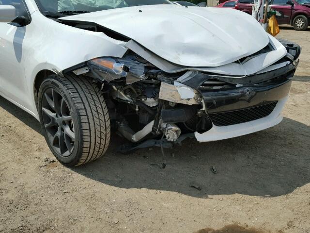 1C3CDFBH8DD149833 - 2013 DODGE DART SXT WHITE photo 9