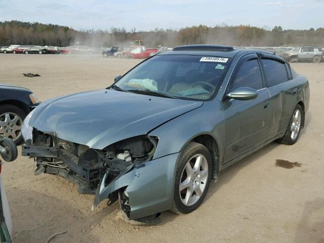 1N4BL11D44C111605 - 2004 NISSAN ALTIMA SE GREEN photo 2