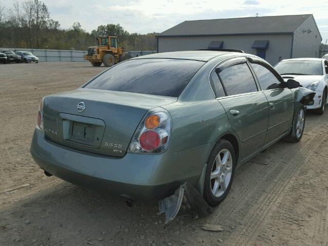 1N4BL11D44C111605 - 2004 NISSAN ALTIMA SE GREEN photo 4