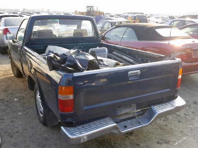 JT4RN81A3M0069382 - 1991 TOYOTA PICKUP 1/2 BLUE photo 3