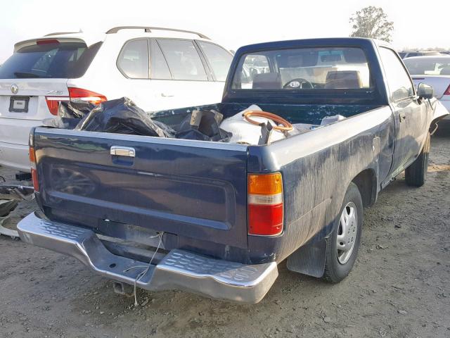 JT4RN81A3M0069382 - 1991 TOYOTA PICKUP 1/2 BLUE photo 4