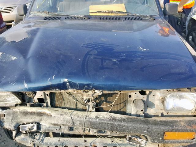 JT4RN81A3M0069382 - 1991 TOYOTA PICKUP 1/2 BLUE photo 7