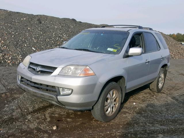 2HNYD188X3H551618 - 2003 ACURA MDX TOURIN SILVER photo 2