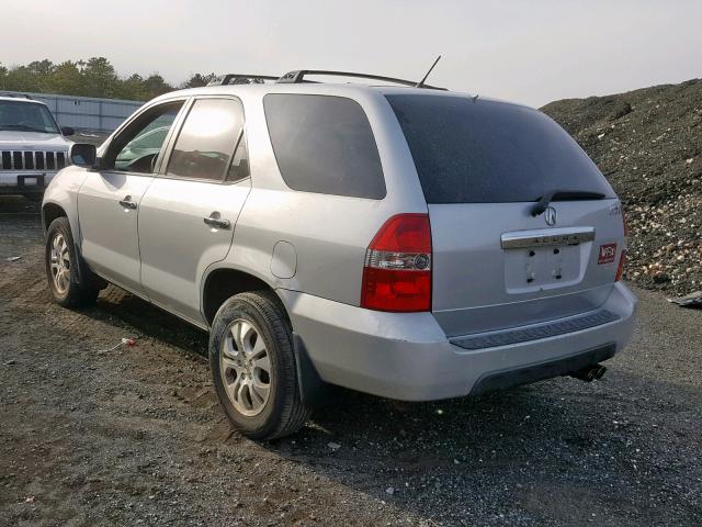 2HNYD188X3H551618 - 2003 ACURA MDX TOURIN SILVER photo 3