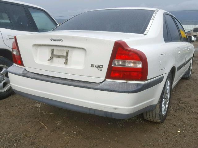 YV1TS90D811198640 - 2001 VOLVO S80 T6 WHITE photo 4