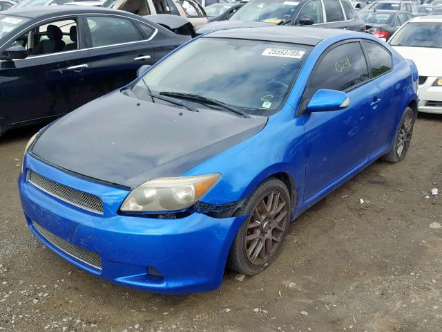 JTKDE167860129120 - 2006 TOYOTA SCION TC ლურჯი ფოტო 2
