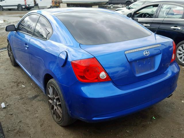 JTKDE167860129120 - 2006 TOYOTA SCION TC ლურჯი ფოტო 3