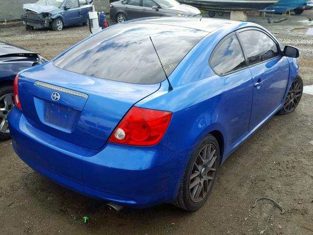 JTKDE167860129120 - 2006 TOYOTA SCION TC ლურჯი ფოტო 4
