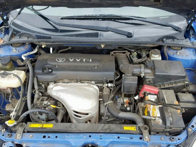JTKDE167860129120 - 2006 TOYOTA SCION TC ლურჯი ფოტო 7