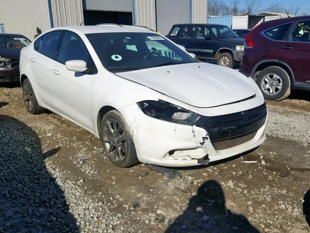 1C3CDFBB3ED677941 - 2014 DODGE DART SXT WHITE photo 1