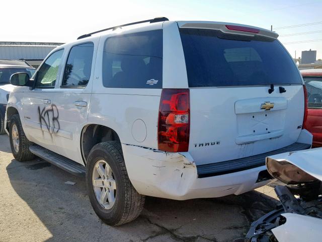 1GNFK13067J198164 - 2007 CHEVROLET TAHOE K150 WHITE photo 3